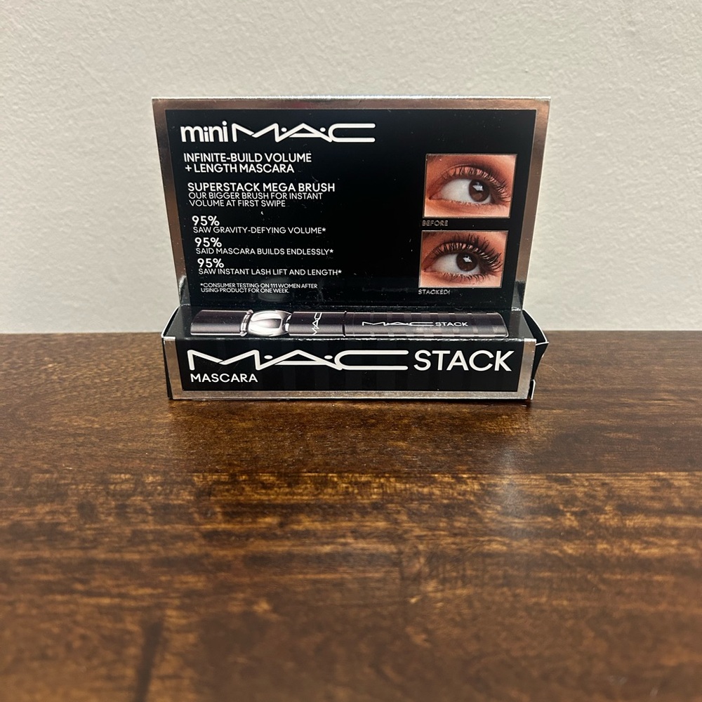 New! MAC Stack Mascara- Mega Brush Travel Size